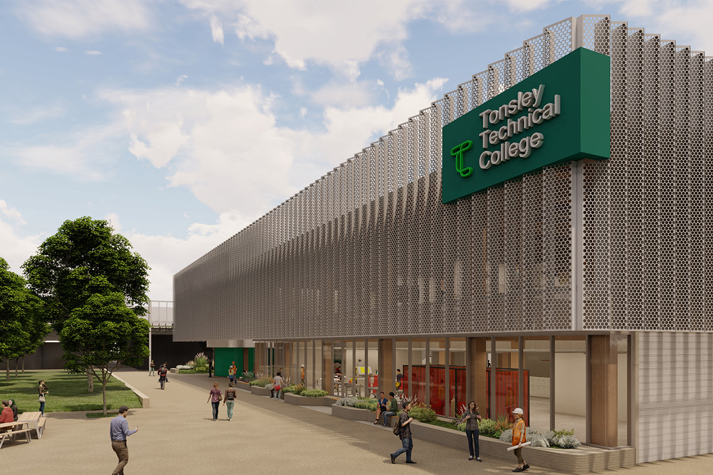 Artist impression of Tonsley Tech College