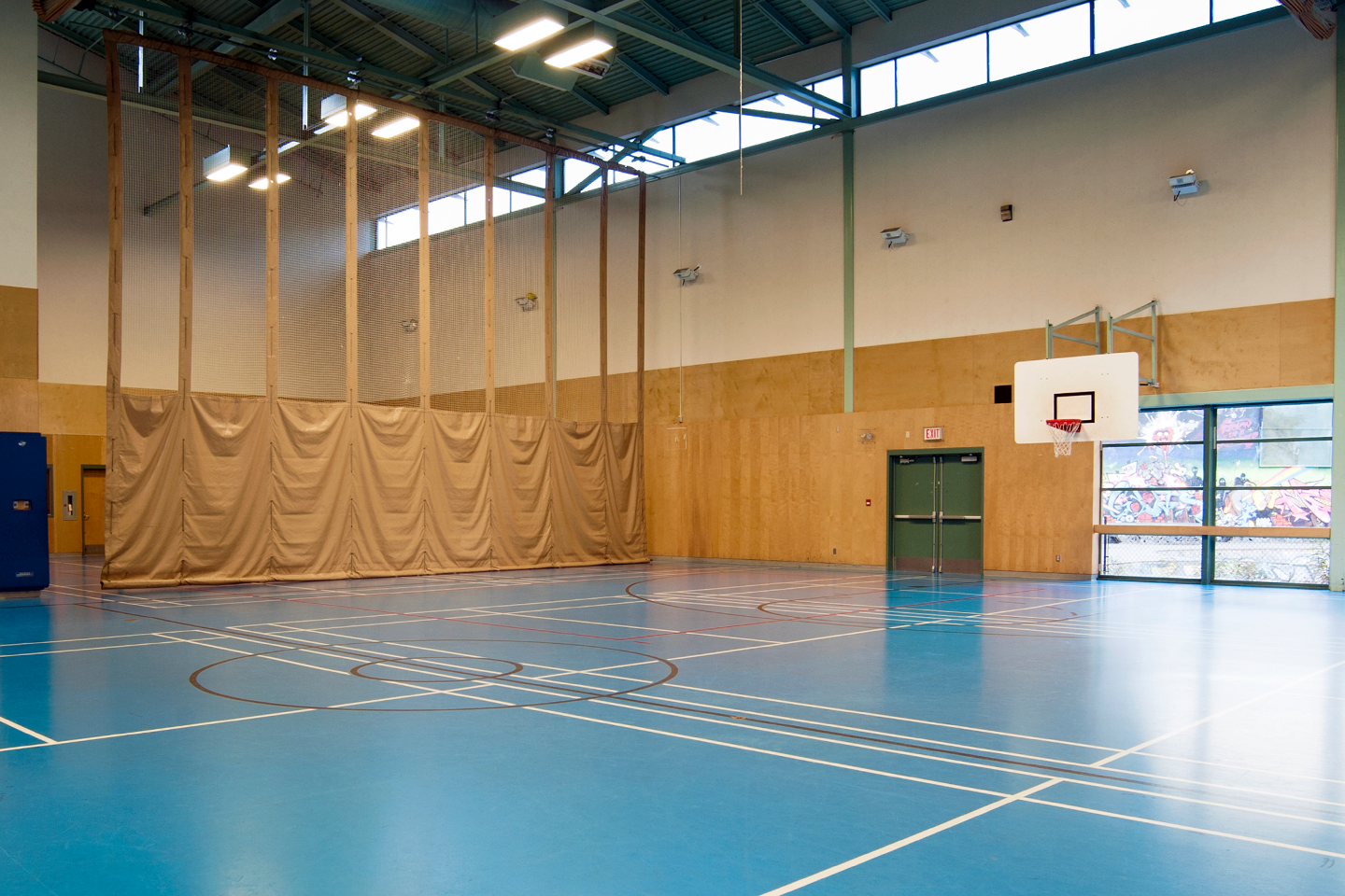 Photo of school gymnasium